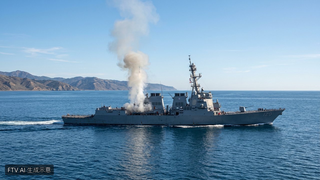 金正恩親自視察新驅逐艦測試　曾翻船受損限期兩月內服役