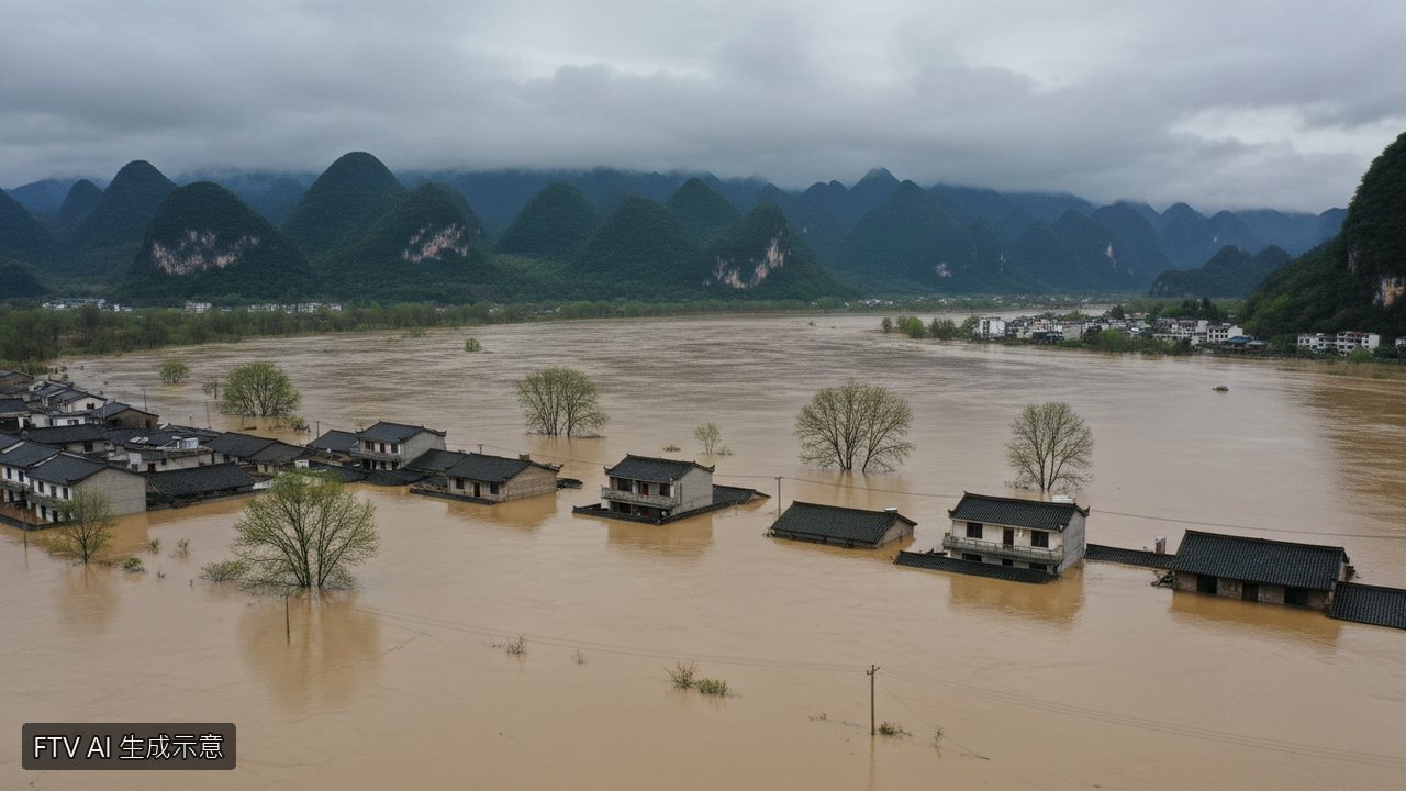 中國中南部暴雨成災已致22死20失蹤　官方撥款救災撤離逾2萬人