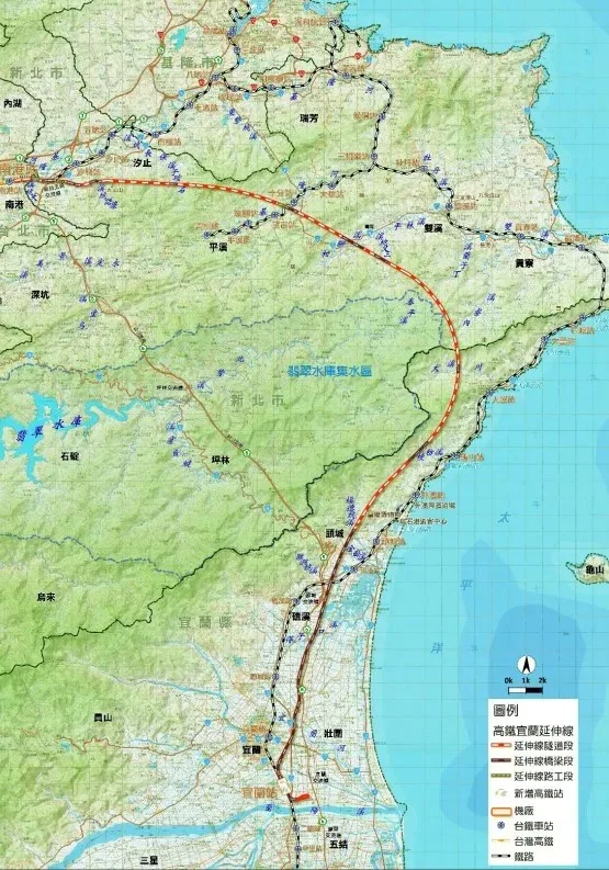 高鐵延伸宜蘭台北公聽會　反對聲浪大