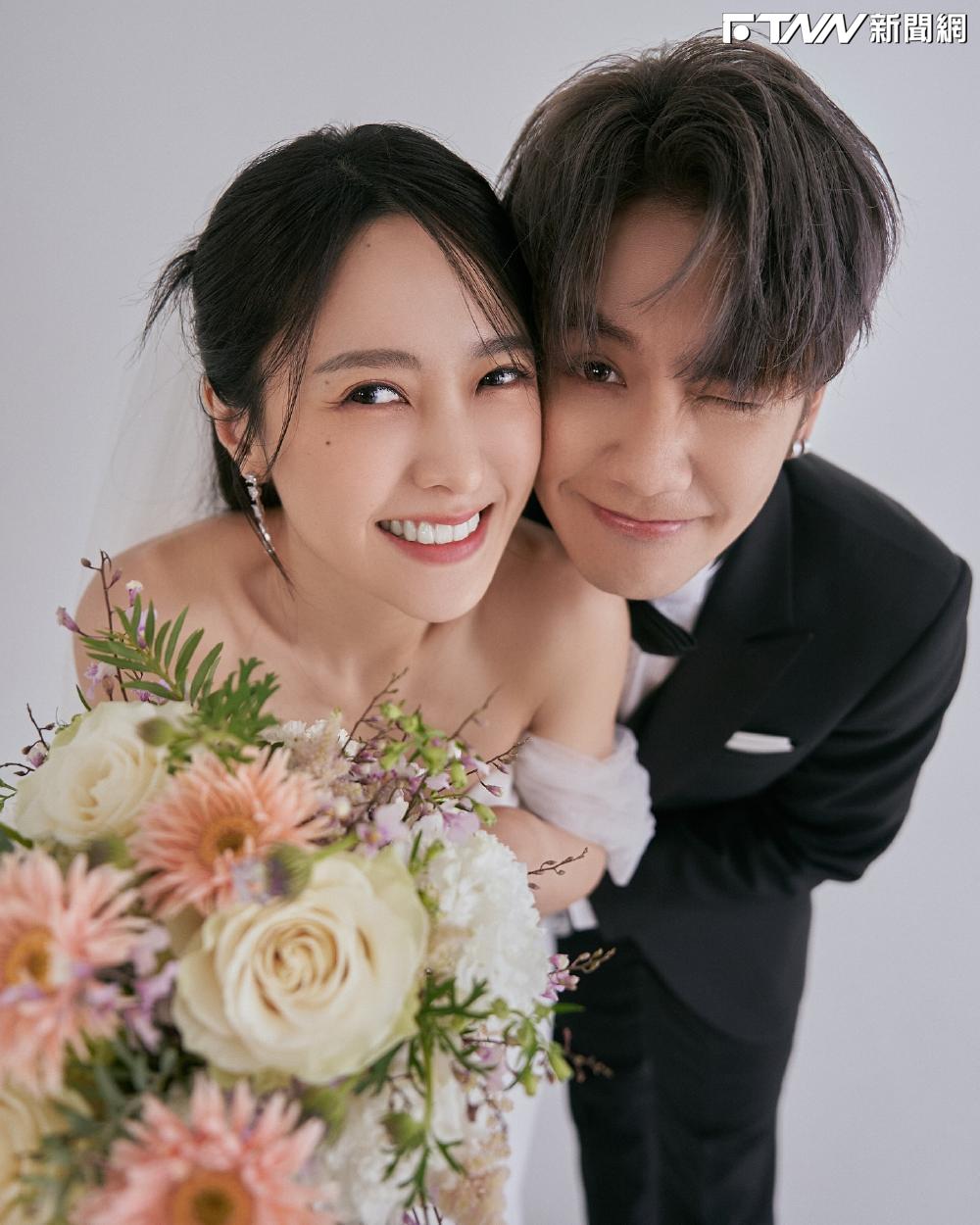 快訊／鼓鼓、大元結婚了！甜曬婚紗照　「未來的生活依然是幸福不變」