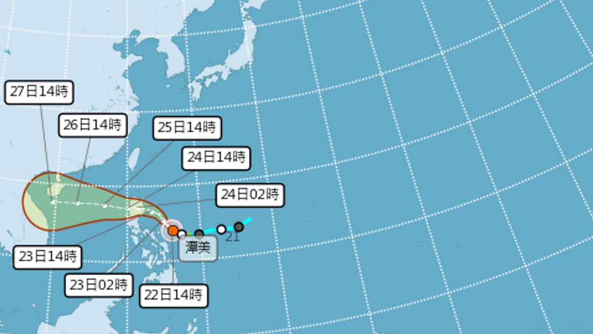 潭美颱風週三起「最近台」 氣象粉專：感受有颱風氛圍