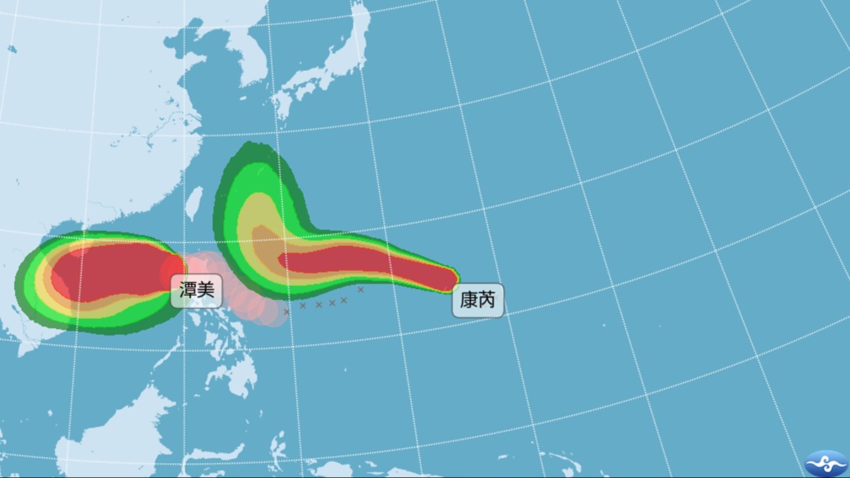 「康芮」颱風直逼台灣？各國模式預測路徑曝光