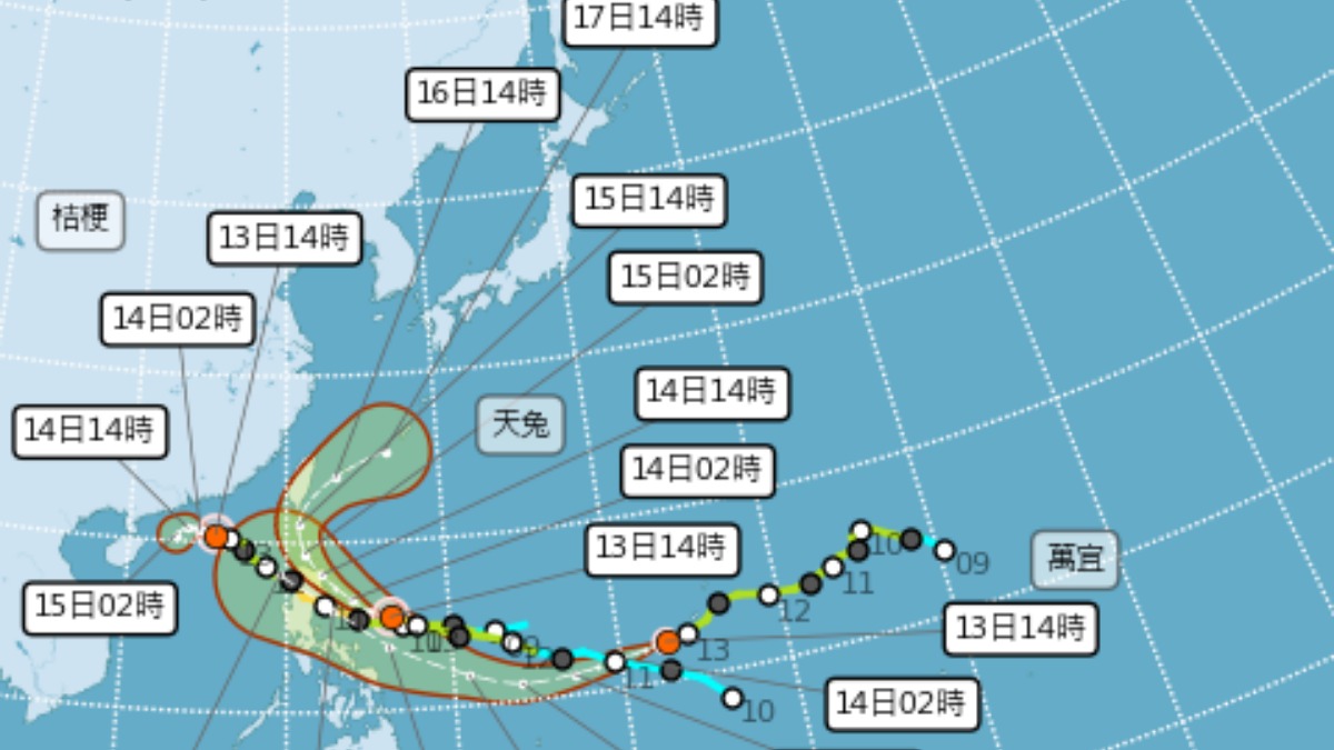 快訊／天兔颱風將逼近！嘉明湖步道明中午12點預警封閉