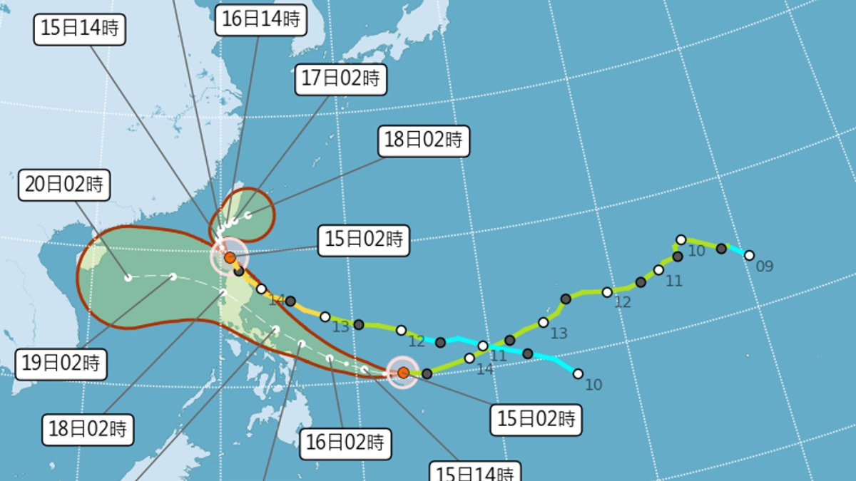 天兔轉輕颱！暴風圈縮小 這3地仍要嚴加戒備