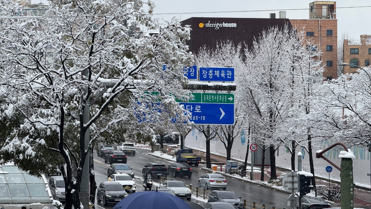 超多可怕災情！暴雪狂襲南韓2天 建物倒塌、交通大亂