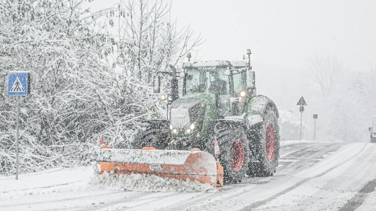 南韓百年大雪交通大打結 美東大湖效應帶來大暴雪