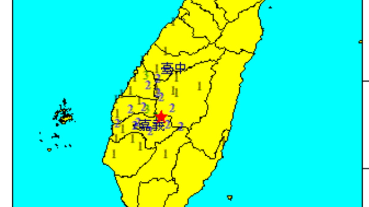 阿里山昨規模4.2地震 專家示警：恐發生一系列群震