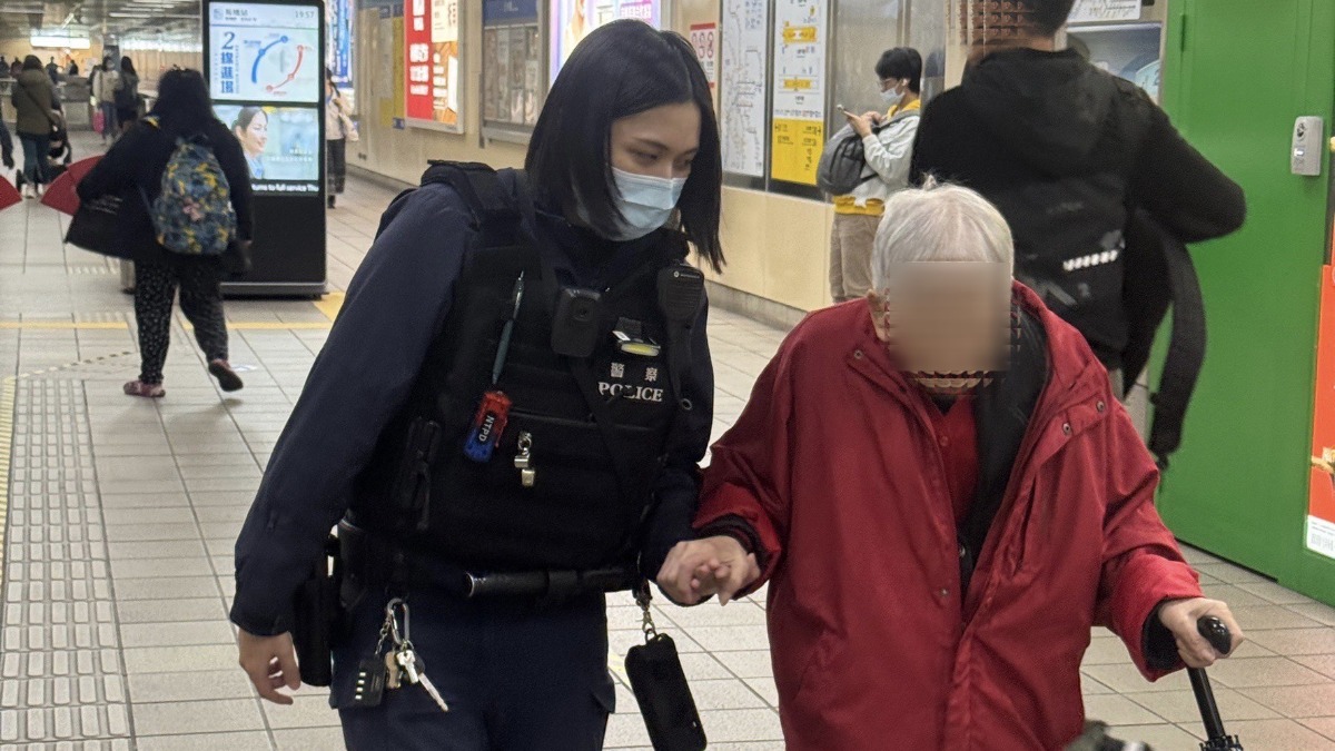 婆婆我們帶您回家！8旬婦迷途捷運站 警暖心助返家