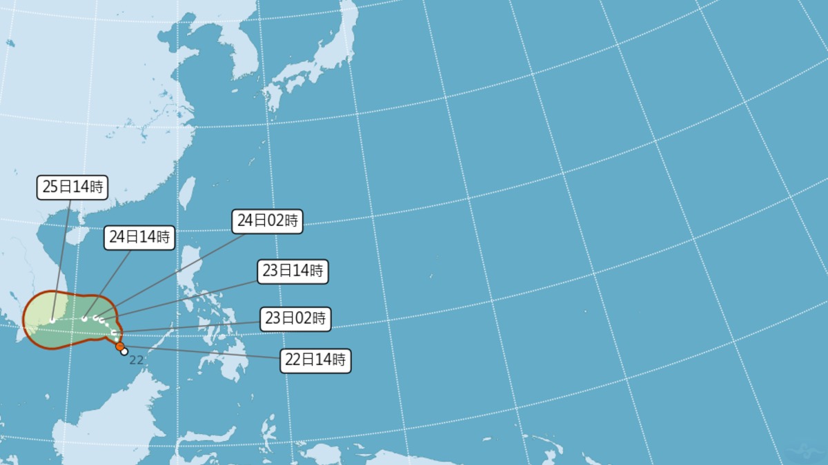 準颱風最新路徑！全台連2天飄雨 粉專：中、南部濕冷有感