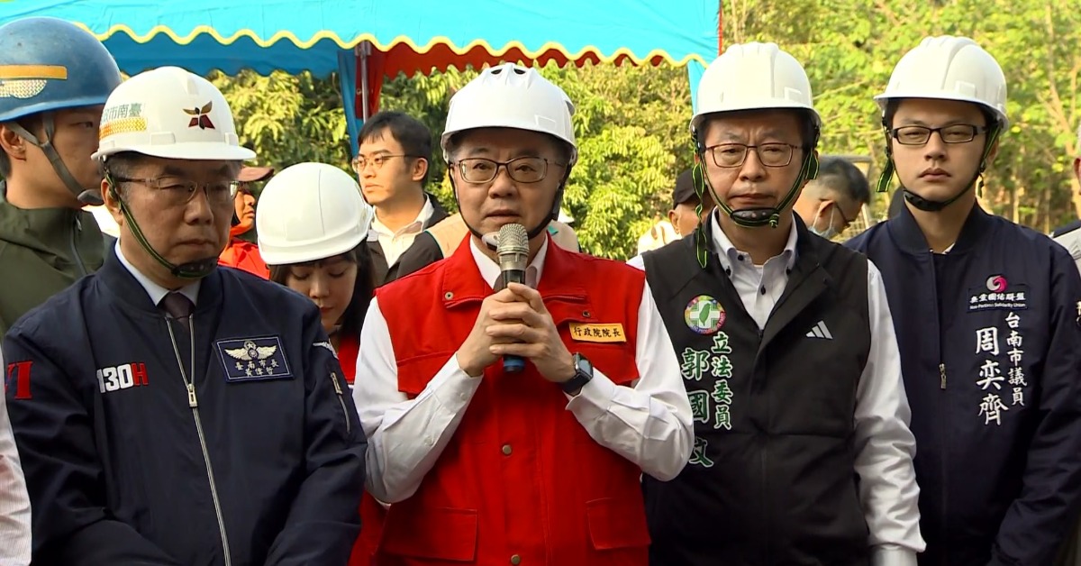 台南地震災情慘！ 卓揆：中央撥2千萬助房屋修繕