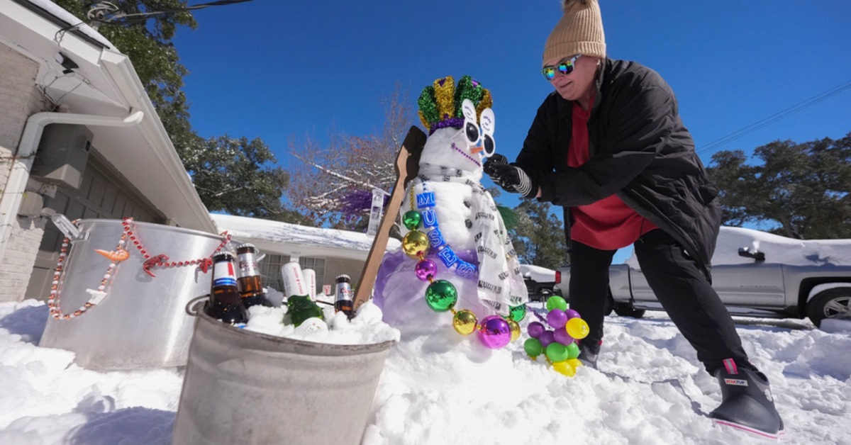 北極寒流冰封美國！佛州、紐奧良罕見降大雪