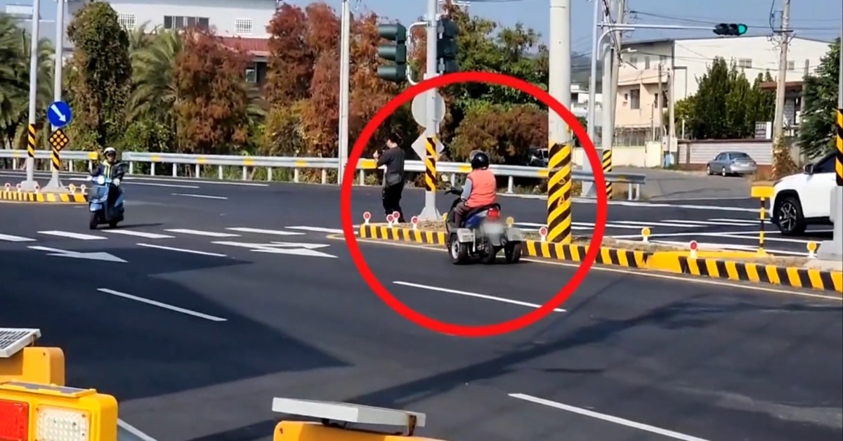 彰化東彰道路通車首日 汽機車集體大逆向