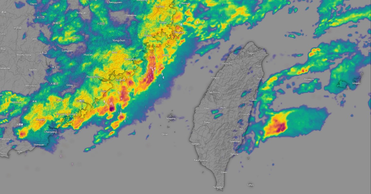 颮線壓境！今晚慎防冰雹雷擊 降雨熱區曝光