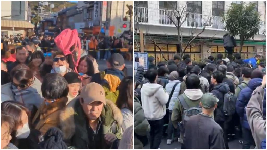 中國人好丟臉！赴日神社「全擠在平交道」險釀憾事