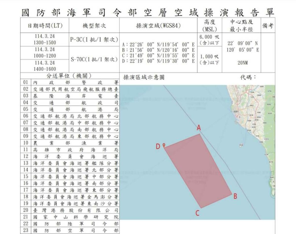 中國權宜輪涉「斷台海纜」國防部射擊通報鎖定滯留區？海軍回應了