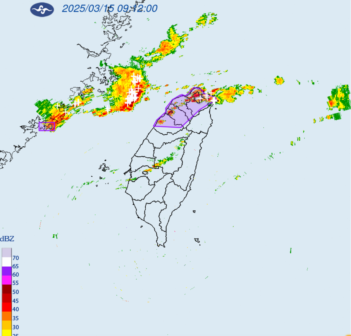 7縣市雨彈還會持續2小時！氣象署：慎防冰雹、強陣風 