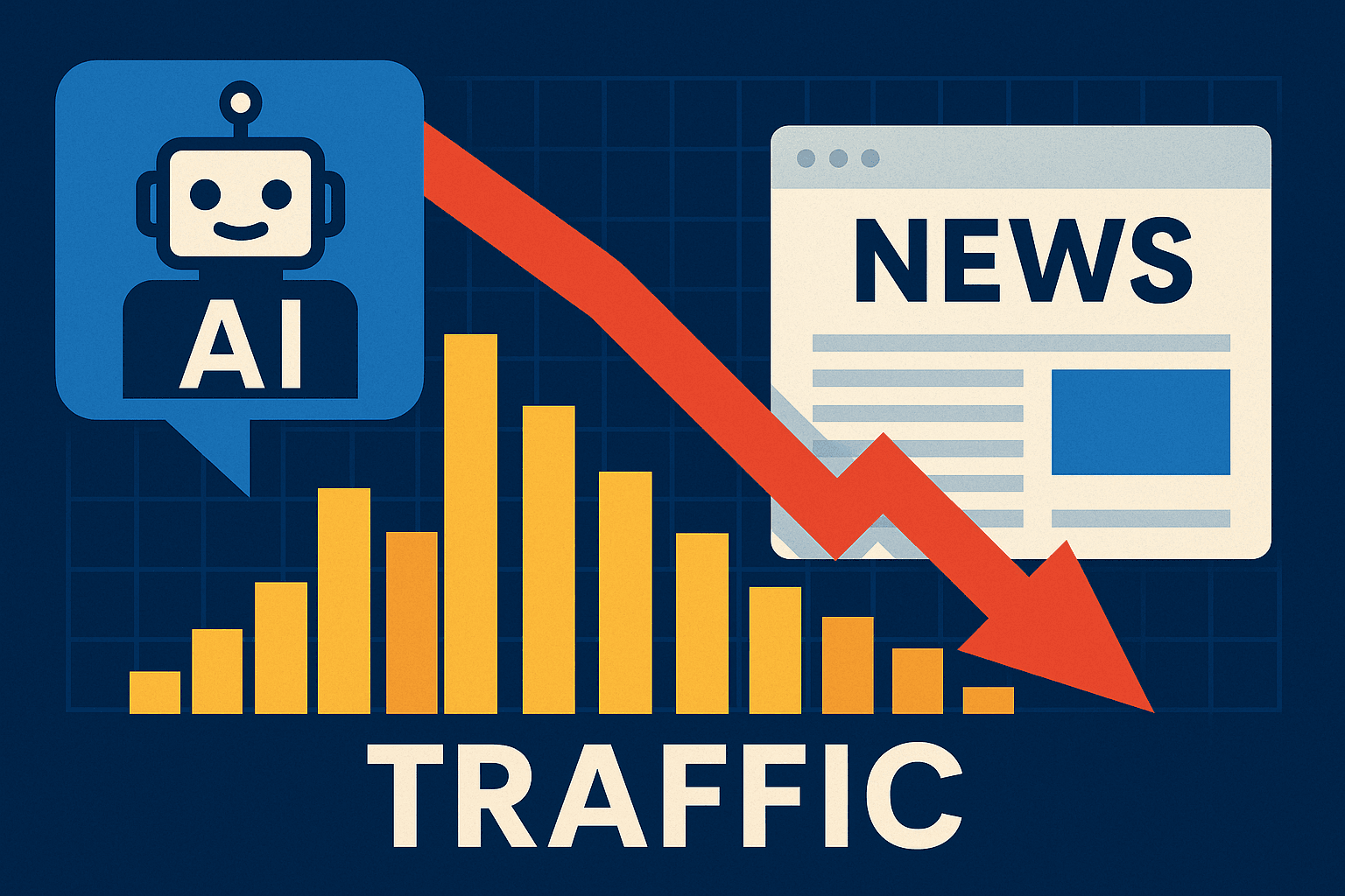 生成式AI正在削減新聞流量：從全球趨勢看台灣媒體的結構性危機