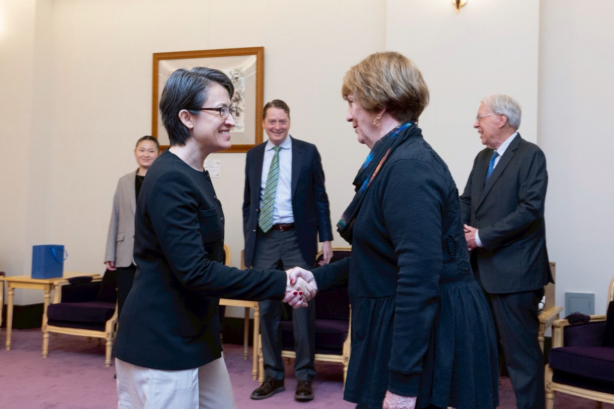 美外交政策委員會來訪　蕭美琴：台灣致力自我防衛盼國際持續關注