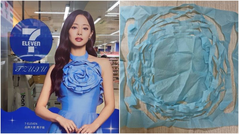 周子瑜粉藍色禮服撞衫「超商微波提網」？　網友笑瘋！真實價格曝光's OG Image