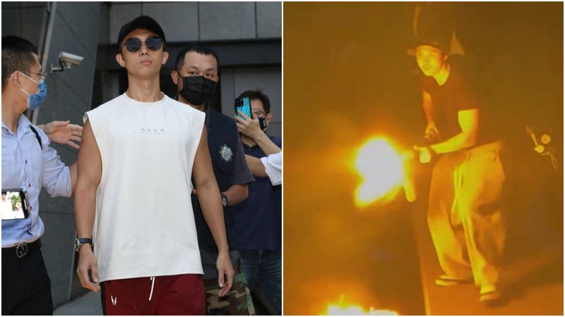 孫安佐自製火焰槍遭拘提！孫鵬狄鶯都在家反應曝　神祕短髮女現身警局's story cover image