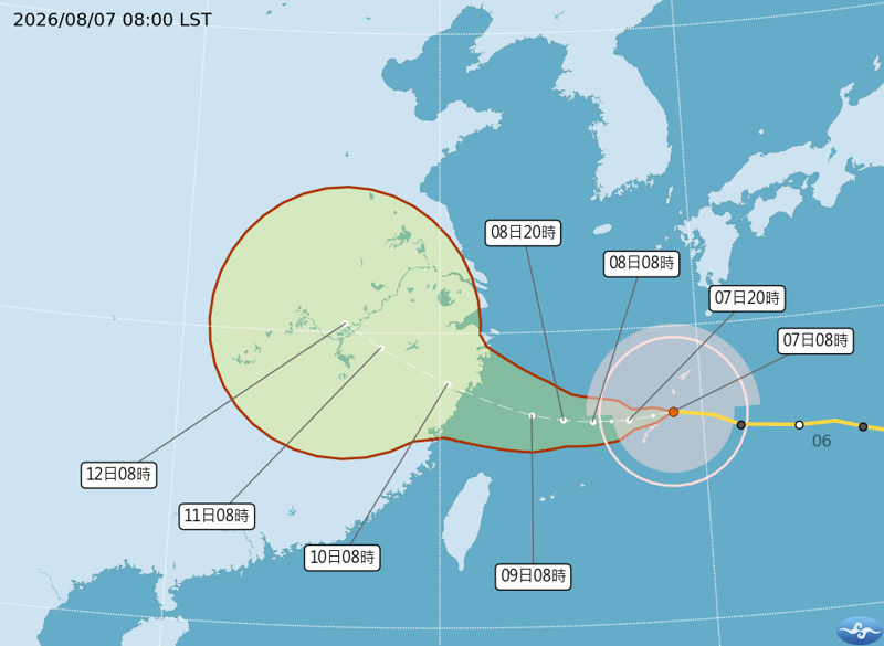 白海豚進逼！氣象署最快「下午2點半發海警」　周末北部防豪雨