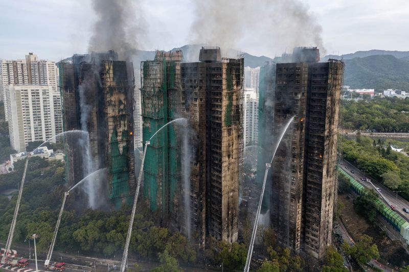 香港大火／專家分析仍用竹製鷹架3原因　研判它讓火勢迅速蔓延