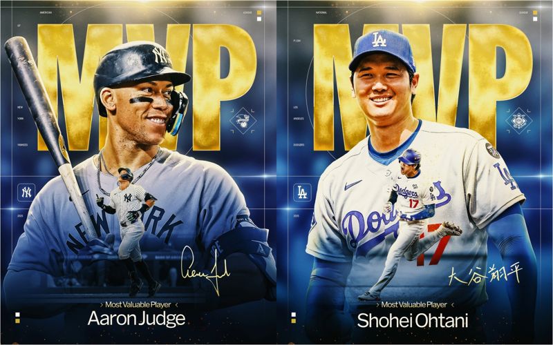 MLB史上第一次!兩聯盟MVP「同時二連霸」 大谷翔平「4度全票當選」獲獎's OG Image